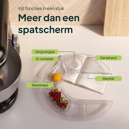Vivid Green 1500W Keukenrobot - 5L Mengkom - 10 Snelheden - Keukenmixer - Keukenmachine - Zwart — thumbnail 5