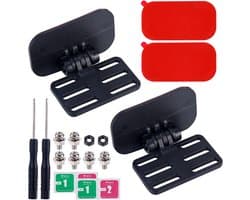 Sander Shop 2st Set voor Achteruitrijcamerahouder, Zelfklevend Dashcamhouder Houder voor Achteruitrijcamera Achteruitrijcamerabeugel met Schroeven Schroevendraaiers, Eenvoudig te Installeren