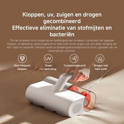 Xiaomi Dust Mite Vacuum Cleaner | Matrasreiniger en huistofmijt stofzuiger | Voor een frisser en droger bed | UV-licht | 50°C warme lucht — thumbnail 2