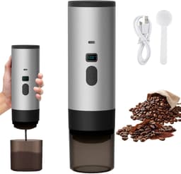 Automatische 3-in-1 draagbare capsulekoffiemachine - Portable Espresso Machine - espressomachine - Draagbare draadloze elektrische espressomachine - Voor Onderweg Reizen en Camping - — thumbnail 1