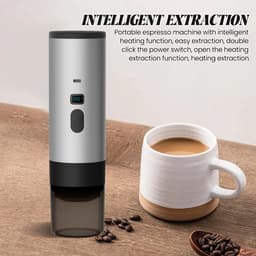 Automatische 3-in-1 draagbare capsulekoffiemachine - Portable Espresso Machine - espressomachine - Draagbare draadloze elektrische espressomachine - Voor Onderweg Reizen en Camping - — thumbnail 5