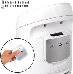 YOR® Ventilator toren - Ventilator staand - Torenventilator - Wit - 20cm x 27cm x 83cm — thumbnail 5