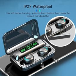 Draadloze oordopjes - Bluetooth 5.1 - IPX7 waterdicht - Batterijduur van 30 uur - Ruisonderdrukking — thumbnail 2