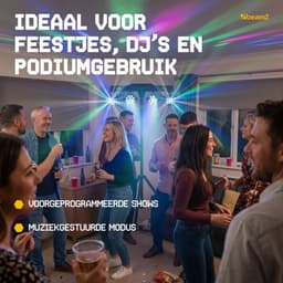 Feestverlichting op statief - BeamZ CLS Kore Partybar - Discolampen - DMX en muziekmodus — thumbnail 2