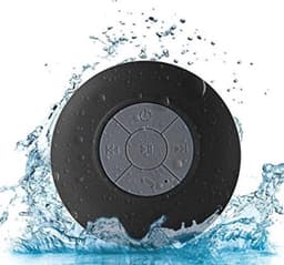 WiseGoods - Premium Waterproof Bluetooth Speaker Met Zuignap - Badkamer & Douche Speaker - Zwart — thumbnail 1
