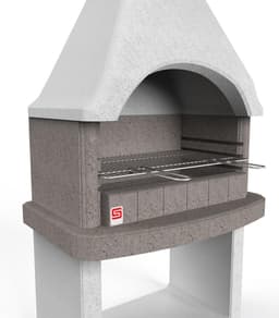 Sarom Fuoco - Betonnen barbecue - Columbia - Houtskool - 88 x 58 x 197,3 cm — thumbnail 2