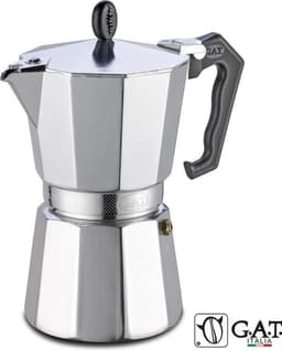 G.A.T. Italia Lady Oro Percolator - 6 kops - 300ml - Made in Italy — thumbnail 4
