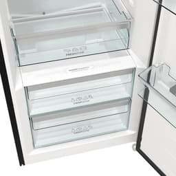 Gorenje R 619 DABK6 koelkast / 185 cm / invertercompressor / CrispZone met vochtigheidsregelaar / AdaptTech / convectiekoelsysteem / snelle koelfunctie / koelkast 398 l / EEK C / zwart [ Energieklasse D ] — thumbnail 4