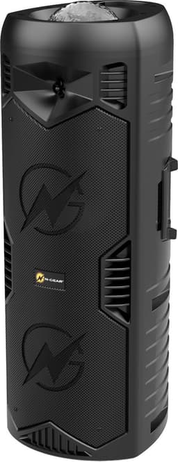 N-GEAR LGP5150 - Draadloze Bluetooth Party Speaker - Karaoke Set - 1 Microfoon - Discoverlichting - Stealth Black — thumbnail 2