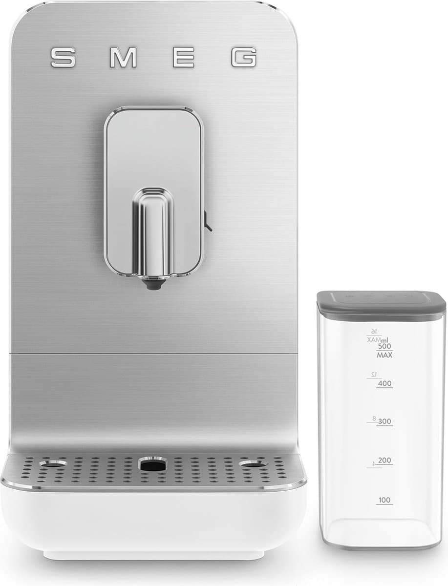 SMEG BCC13WHMEU - Volautomatische koffiemachine met melkreservoir - Mat Wit — afbeelding 1