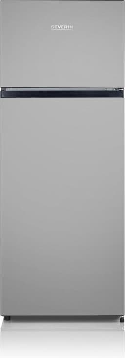 Severin DT 8761 Dubbeldeurs Koel-Vriescombinatie – 205 Liter – LED – Stil – Energieklasse E - Vrijstaand - Zilver — thumbnail 1