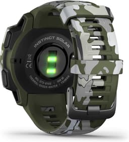 Garmin Instinct Solar - Smartwatch - Robuust GPS Sporthorloge - Zon Oplaadbaar - 45mm - Groen Camo Edition — thumbnail 5