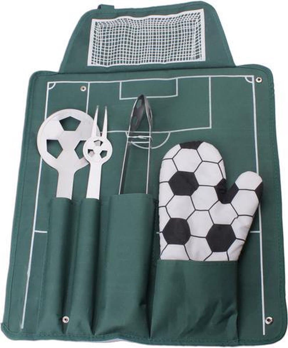Bbq Gereedschap Voetbal - RVS — afbeelding 1