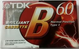 TDK B-60 Cassettetape Normal Type I EAN 4902030026257 — thumbnail 1