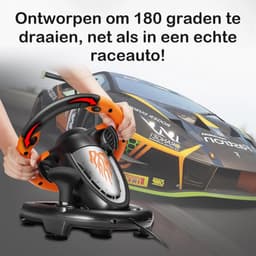 PXN - V3 Pro - Race Stuur met Pedalen & Flippers - Game Stuur - Geschikt voor PS4 - Xbox One - PC - Xbox Series X|S - PS3 - Nintendo Switch - OR — thumbnail 2