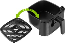 ECG AF 5500 Crunchy, Hot air fryer, 5,5 L, 80-200 °C, 60 min timer — thumbnail 4