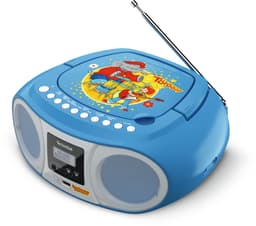 TechniSat DIGITRADIO 1990 - Stereo-boombox met DAB+/FM-radio en CD-speler (Bluetooth-audiostreaming, hoofdtelefoonaansluiting, USB, AUX in, oplaadfunctie, klok, 2 x 1,5 watt uitgangsvermogen) — thumbnail 2