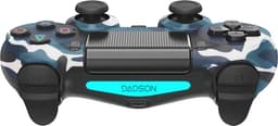 Dadson Draadloze Controller - Geschikt voor PS4 - Camouflage Blauw — thumbnail 4