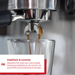 Solis Barista Perfetta Plus 1170 V2 Pistonmachine - Heerlijke Koffie Binnen 1 Minuut - Compacte en Hoogwaardige Espressomachine - Melkschuimsysteem - Zilver — thumbnail 5