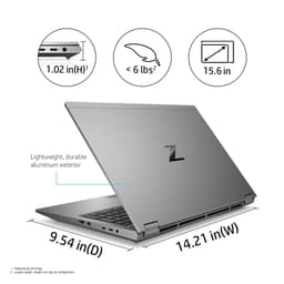 HP ZBook Fury 15 G8 | Intel Core i7 | NVIDIA RTX A3000 | 39.6 (15.6″) | 1000 GB SSD | 32 GB DDR4 | US | WiFi | Windows 11 Pro — thumbnail 4