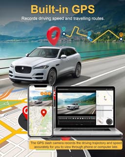 Dual Dashcam - Dashcam Voor en Achter - Auto Camera Dashcam - Dashcam Auto - Dual Dashcam voor Auto — thumbnail 2