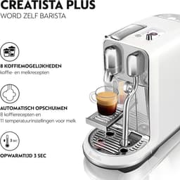 Sage the Creatista Plus Sea Salt SNE800SST Nespresso Koffiecupmachine — thumbnail 4