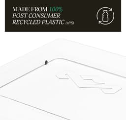 House of Marley Platenspeler Stofkap - Duurzaam Hard Plastic - Transparant - Geschikt voor Stir It Up / Stir It Up BT / Stir It Up Lux — thumbnail 3
