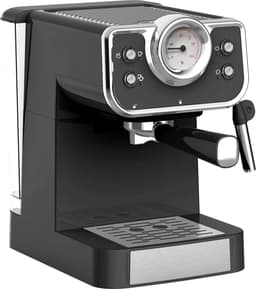 Espressomachine - koffie machine - espresso - Zwart - Retro - OldScool - 950W - 1.5 liter — thumbnail 2