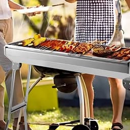 Herzberg Adventure Grill: Draagbare BBQ met Luxe Opbergtas - Barbecue — thumbnail 4