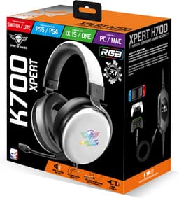 Spirit of Gamer Game Headset – Koptelefoon – Headset – 7.1 Surround Sound – Aluminium Beugel – Geschikt Voor PS4/PS5, Switch, PC - Wit — thumbnail 5
