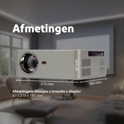 Salora 43BHM2250 - Beamer - Projector - HD - LED - Screen Mirroring - 180 Ansi lumen - Mini Beamer — thumbnail 4