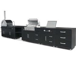 Oviala - Buitenkeuken met 6 elementen en kookmodule - Memphis