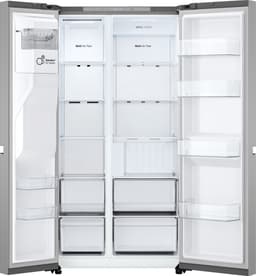 LG GSLC40PYPE Amerikaanse koelkast 638L met water- en ijsdispenser via vaste leiding - LinearCooling en Multi Air Flow voor langdurige versheid - SpacePlus icemaker, stille en zuinige Smart Inverter - beoordeeld met 9,7. Energieklasse E. — thumbnail 3