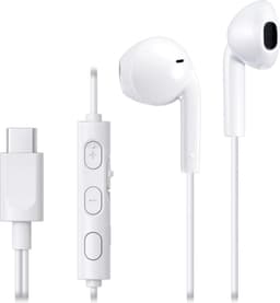 JVC HA-FR17UC - In-Ear USB-C Stereo Headset + Remote - Wit — thumbnail 1