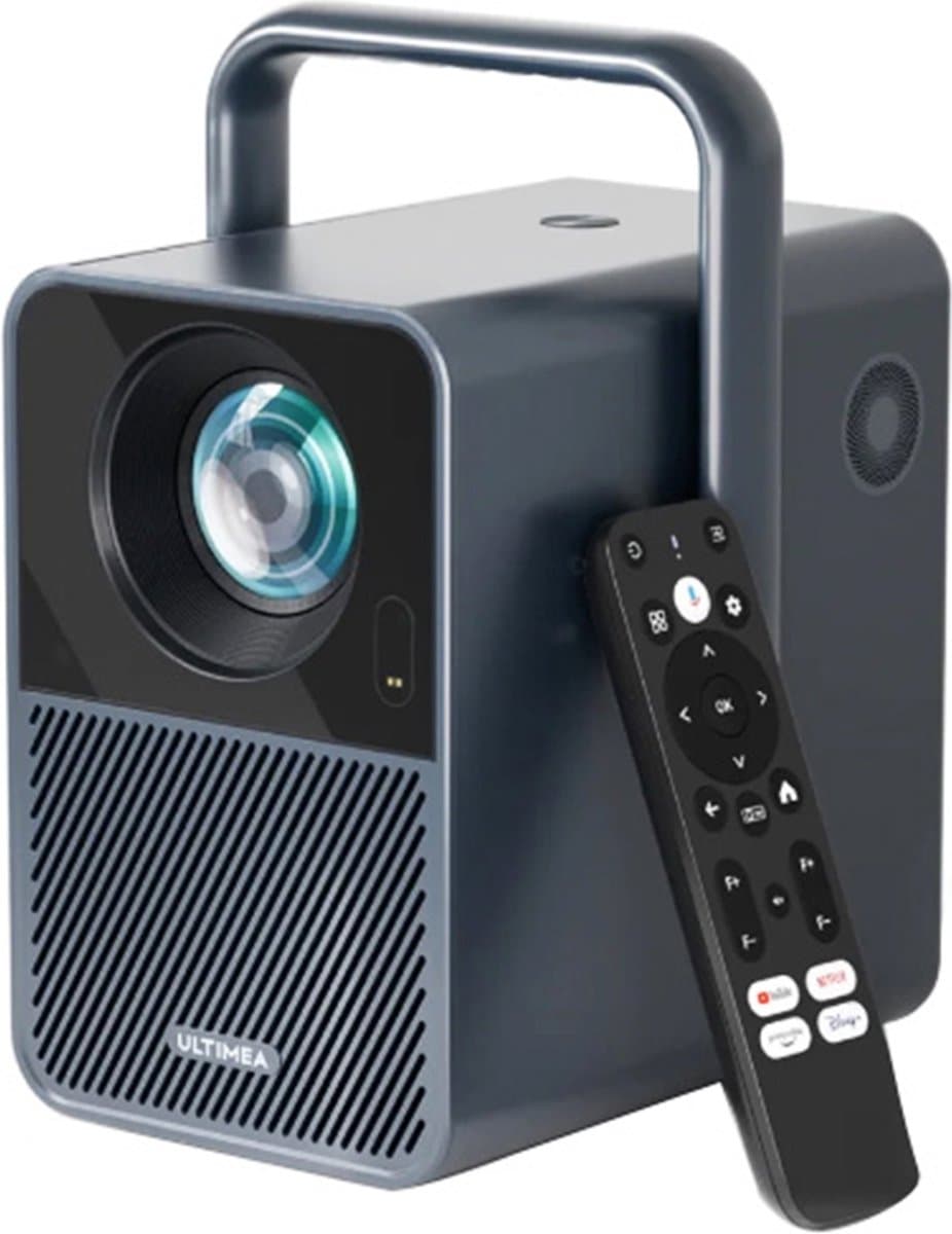 Ultimea Poseidon E40-projector, 1000 ANSI-lumen, 4K-decodering, Native 1080P, Dolby Audio, 2 x 10W-luidsprekers, WiFi 6 — afbeelding 1