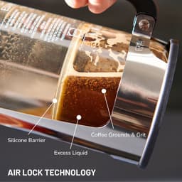 ESPRO - P7 French Press - Dubbelwandige Koffiemaker uit Gepolijst Roestvrij Staal - 946ml - met dubbele Micro-Filter - Houdt je koffie langer heet - perfect voor thuis en op reis — thumbnail 3