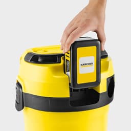 Kärcher WD 3-18 Battery Set V-17/20 Nat- en Droogzuiger - 18 V - Accu 18 V / 5,0 Ah en lader inbegrepen - 17 l - Patroonfilter — thumbnail 4