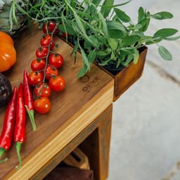 OFYR Kamado Table 65 PRO BBQ tafel - Corten - Concrete - BGE — thumbnail 3