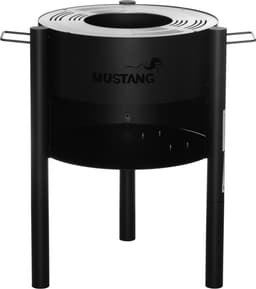 Mustang Outdoor tuinhaard barbecue Oakdale - Tuinhaard Barbecue - Barbecue - Zwart - 35.8 kg - Grilloppervlak diameter 60 cm — thumbnail 1
