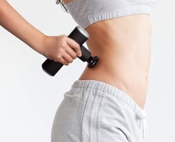 Mini massageapparaat LX-025 - sport, fitness, massagepistool, repareert en voorkomt spierpijn, maakt fascia los, lost blokkades zacht door — thumbnail 4