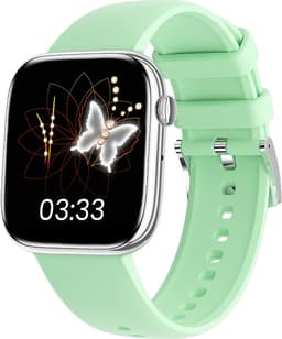 Bizoule Smartwatch Beso - Smartwatch Dames & Heren - Zilver - AMOLED Full HD Scherm - 40mm - Horloge met Belfunctie - Bloeddrukmeter - Stappenteller - Android en iOS — thumbnail 2