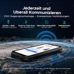 DOOGEE Fire 7 Pro 5G - Robuuste smartphone - 32GB RAM + 256GB ROM / 2TB(TF) - 13000mAh/33W - 6.6 Inth HD+IPS 90Hz - 13000mAh/33W - POC Intercom Functie - Dual Camping Lights - 64MP+20MP Nachtzicht - IP68 - Face ID - OTG - NFC - Oranje — thumbnail 3