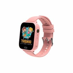 TREKKI® GPS Kinder Smartwatch Roze – Kindersmartwatch met Bellen & Videobellen – SOS Knop – GPS Tracker – Kinderhorloge — thumbnail 1