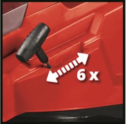 Accugrasmaaier - Elektrische maaier - Gazon onderhoud - Borstelloze motor - 42 cm maaibreedte - Zwart/Rood — thumbnail 5