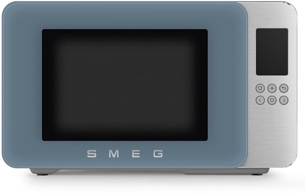 SMEG MOC01SBMEU - Magnetron met grill - Soft-close - 1900W - Inverter technologie - 29L - Storm Blue — afbeelding 1