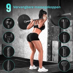 Octav8® Massage Gun - Massage Apparaat - Massage Pistool - 99 Instelbare niveaus en 9 Opzetstukken - LCD-display — thumbnail 5