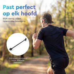 Golden Sound Run - Bone Conduction - Sport oordopjes - Open ear sporthoofdtelefoon - Hardlopen - Oortjes draadloos - 10 uur batterijduur - Sport — thumbnail 3