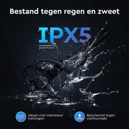 Golden Sound Run - Bone Conduction - Sport oordopjes - Open ear sporthoofdtelefoon - Hardlopen - Oortjes draadloos - 10 uur batterijduur - Sport — thumbnail 4