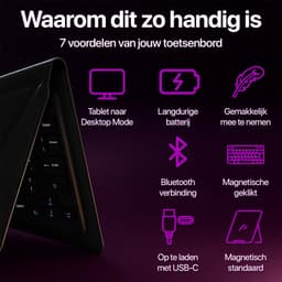 SwayTosh Tab D2 PRO Met Keyboard Case - Tablet – 4+3GB RAM – 64+128GB Opslag – Octa Core Processor – 4G – Desktop Mode - Android 14 – WiFi – 10 inch — thumbnail 5