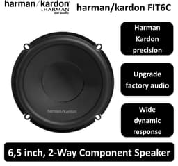 Harman Kardon FIT6C – 6,5 inch 2-Weg Component Luidsprekersysteem – 50W RMS – 400W Piek – Met Grilles — thumbnail 5